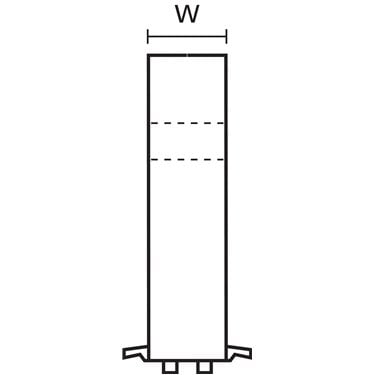 181-50480 HellermannTyton - HTWD-BWR-40X80-PC/ABS-BK