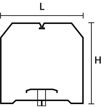 181-50660 HellermannTyton - HTWD-BWR-60X60-PC/ABS-BK