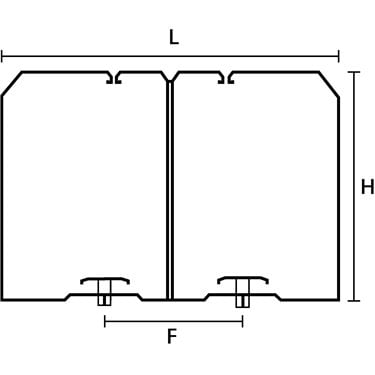 181-50880 HellermannTyton - HTWD-BWR-80X80-PC/ABS-BK