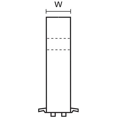 181-50890 HellermannTyton - HTWD-BWR-80X100-PC/ABS-BK