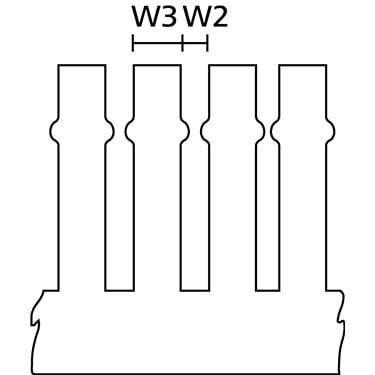 185-41250 HellermannTyton - HTWD-PD-125X50-PVC-GY