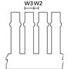 185-45050 HellermannTyton - HTWD-PD-50X50-PVC-GY