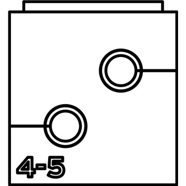 440-00018 HellermannTyton - VP-S_2/4-5_Ins-dbl-TPE-BK