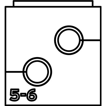 440-00019 HellermannTyton - VP-S_2/5-6_Ins-dbl-TPE-BK