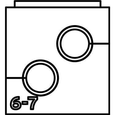 440-00020 HellermannTyton - VP-S_2/6-7_Ins-dbl-TPE-BK