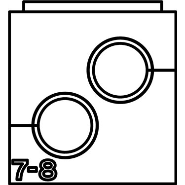 440-00021 HellermannTyton - VP-S_2/7-8_Ins-dbl-TPE-BK