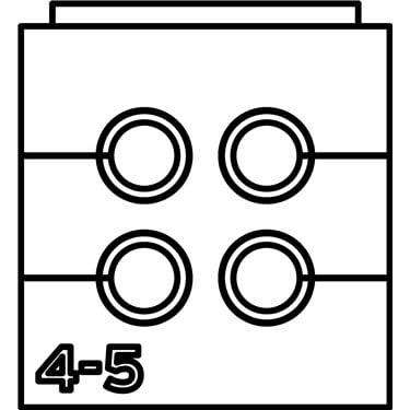 440-00022 HellermannTyton - VP-S_4/4-5_Ins-quad-TPE-BK