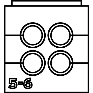 440-00023 HellermannTyton - VP-S_4/5-6_Ins-quad-TPE-BK