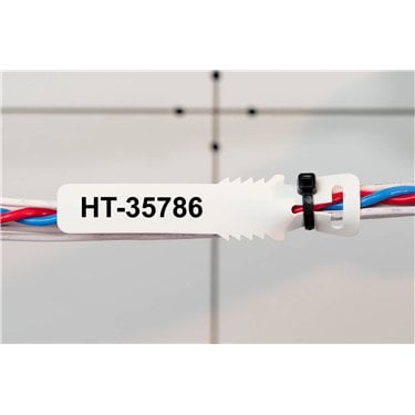 556-80584 HellermannTyton - TAGPU12X74-LOOP-PUR-WH