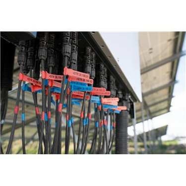 556-80585 HellermannTyton - TAGPU12X74-LOOP-PUR-YE