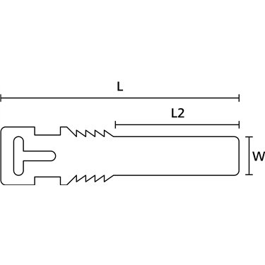 556-80587 HellermannTyton - TAGPU12X74-LOOP-PUR-RD