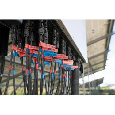 556-80587 HellermannTyton - TAGPU12X74-LOOP-PUR-RD