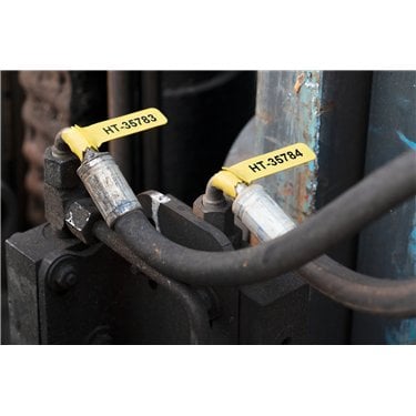 556-80587 HellermannTyton - TAGPU12X74-LOOP-PUR-RD