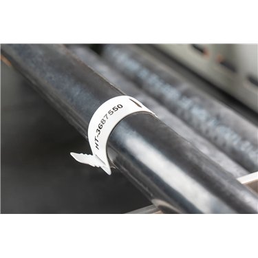 556-80589 HellermannTyton - TAGPU18X124-LOOP-PUR-YE