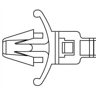 126-00327 HellermannTyton - T50SSFM-PA66-NA