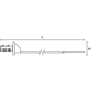 126-00429 HellermannTyton - T30SOSASDHA6x11E-PA66HS-BK