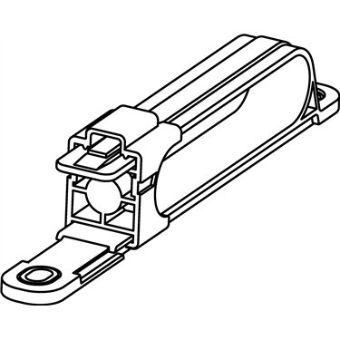 156-02742 HellermannTyton - SRC150M8-PA6GF30-BK