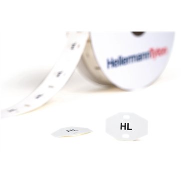 556-80558 HellermannTyton - TAGPU20X30-2-PUR-BN