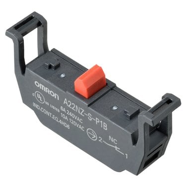  A22NZ-S-P1B - Omron - Interruttore a pulsante - Serie A22 