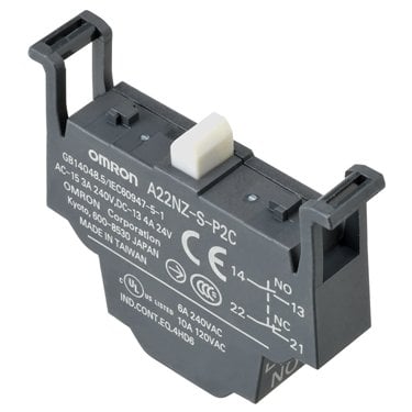  A22NZ-S-P2C - Omron - Interruttore a pulsante - Serie A22 