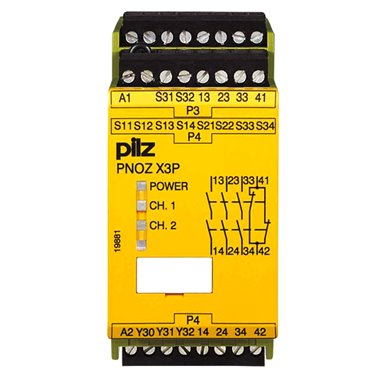 777310 - Pilz - PNOZ X3P 24VDC 24VAC 3n/o 1n/c 1so