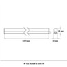 74049 - Beghelli - Lampada sottopensile LED