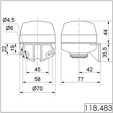 118.483.28 - Werma - Ronzatore elettronico WM permanente 230V