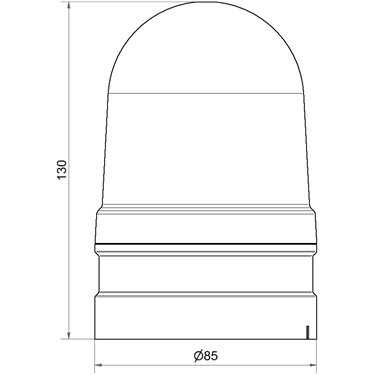 261.410.60 - Werma - Midi TwinLIGHT 115-230VAC, Trasparente