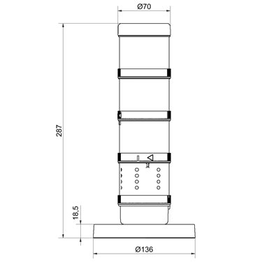 649.000.10 - Werma - CO2-Ampel 1000ppm