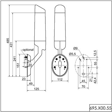 695.200.55 - Werma - CleanSIGN WM dauerhaft 24VDC MC