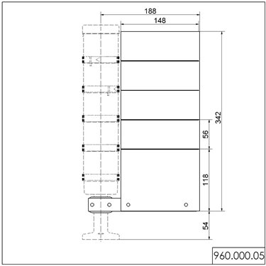 960.000.05 - Werma - Eingangstafel, komplett