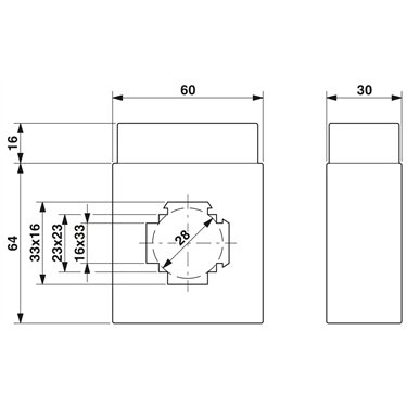 2277844 Phoenix Contact - Current transformer - PACT MCR-V2-3015- 60- 150-5A-1