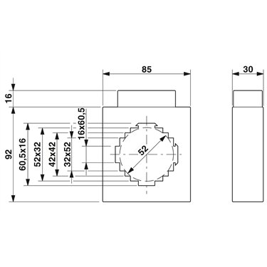 2277983 Phoenix Contact - Current transformer - PACT MCR-V2-6015- 85-1600-5A-1