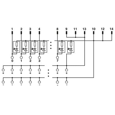 2284536 Phoenix Contact - Passive module - FLKMS 14/ 8IM/LA/PLC