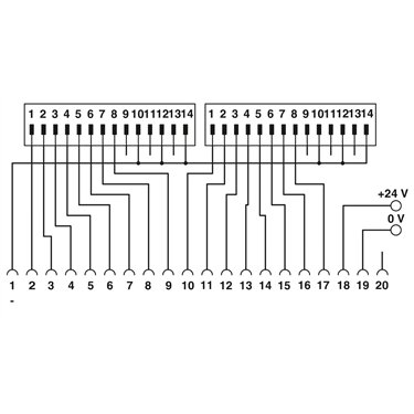 2290038 Phoenix Contact - Front adapters - FLKM 14-PA/GE/DI