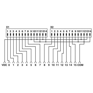 2293459 Phoenix Contact - Front adapters - FLKM 14-PA-SLC500/OUT