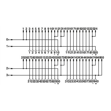 2294306 Phoenix Contact - Front adapters - FLKM 50-PA-MODI-TSX/Q
