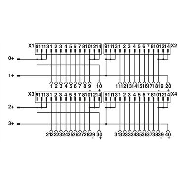 2294416 Phoenix Contact - Front adapters - FLKM 50/ 4-FLK14/PA-MODI-TSX/Q