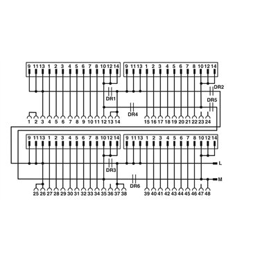 2294429 Phoenix Contact - Front adapters - FLKM 50/ 4-FLK14/PA-S400