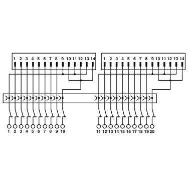 2295062 Phoenix Contact - Passive module - FLKM-2FLK14/KDS3-MT/PPA/S7