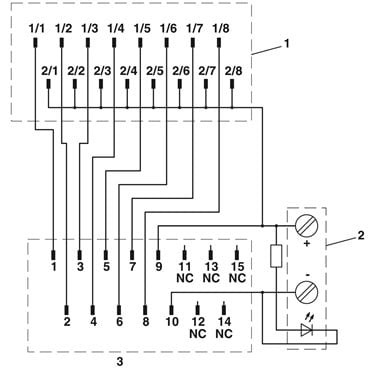 2296087 Phoenix Contact - System connection - PLC-V8/D15B/IN