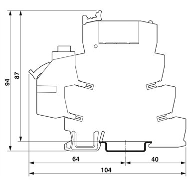 2296553 Phoenix Contact - System connection - PLC-V8/FLK14/IN