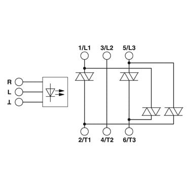 2297387 Phoenix Contact - Solid-state reversing contactor - ELR W2+1-230AC/500AC-37