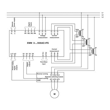 2297507 Phoenix Contact - Motor management - EMM 3-230AC/500AC-IFS