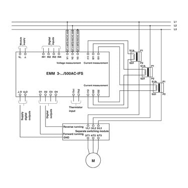 2297507 Phoenix Contact - Motor management - EMM 3-230AC/500AC-IFS