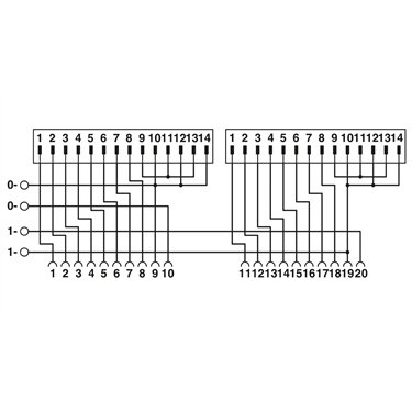 2302874 Phoenix Contact - Front adapters - FLKM 14-PA-AB/1756/IN/EXTC