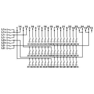 2304526 Phoenix Contact - Interface module - FLKM-D25 SUB/B/KDS3-MT/TU830