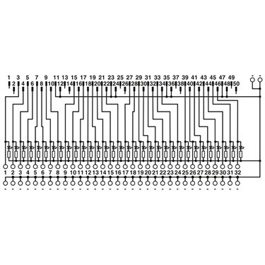 2304843 Phoenix Contact - Passive module - FLKM 50/32M/OUT/LA/DV