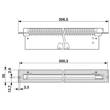 2306294 Phoenix Contact - Front adapters - FLKM S115/S7/FLK50/PLC/SO137