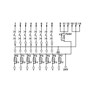 2306993 Phoenix Contact - Passive module - UM-FLK14/SI/LA/PTS/8IM/PLC